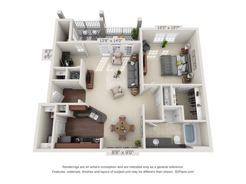floor plan 906sf